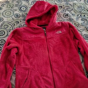 North Face bright pink jacket. Size M.